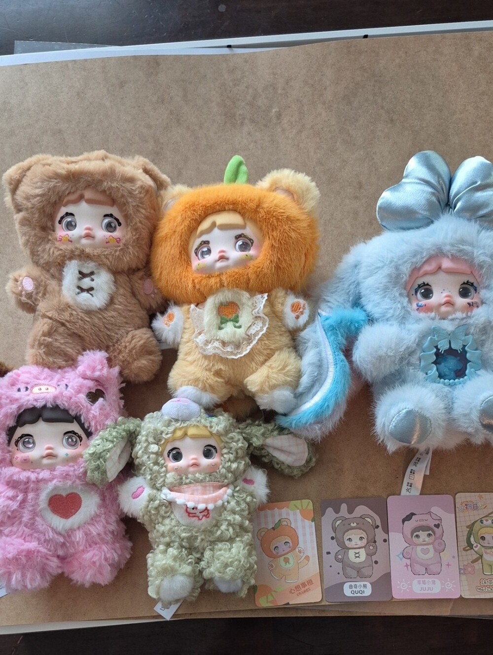 Nommi Plush Pendant All 5 - Cute Kids Toy